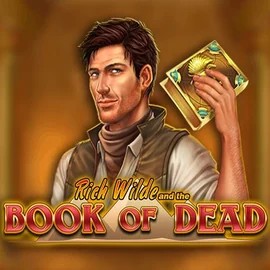 Book of Dead logo by Play'n GO at SLOTT Casino