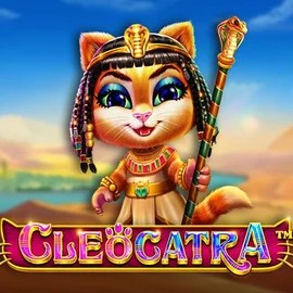 Cleocatra online game logo by Pragmatic Play on sslottcasino.com