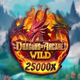 Dragons of Arcane Wild logo by Foxium at SLOTT Casino