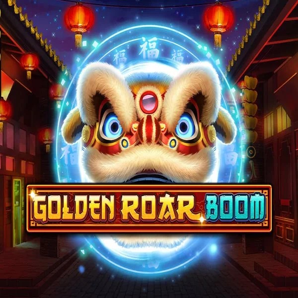 Golden Roar BOOM slot logo by Greentube at SLOTT Casino