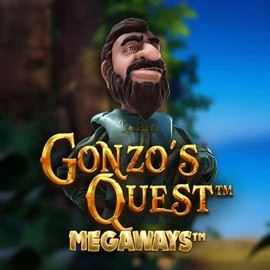 Gonzo's Quest Megaways slot logo by Red Tiger Gaming at SLOTT Casino