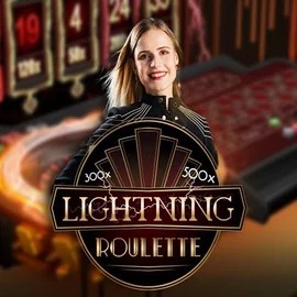 Lightning Roulette game by Evolution – logo hosted on SLOTT Casino