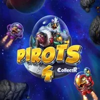 Slots logo of Pirots 4 from ELK Studios at SLOTT Casino