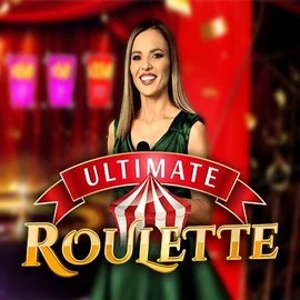 Ultimate Roulette online game logo by Ezugi on sslottcasino.com