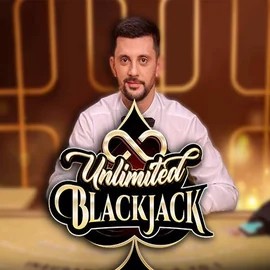 Unlimited Blackjack logo – Live Casino by Ezugi at SLOTT Casino